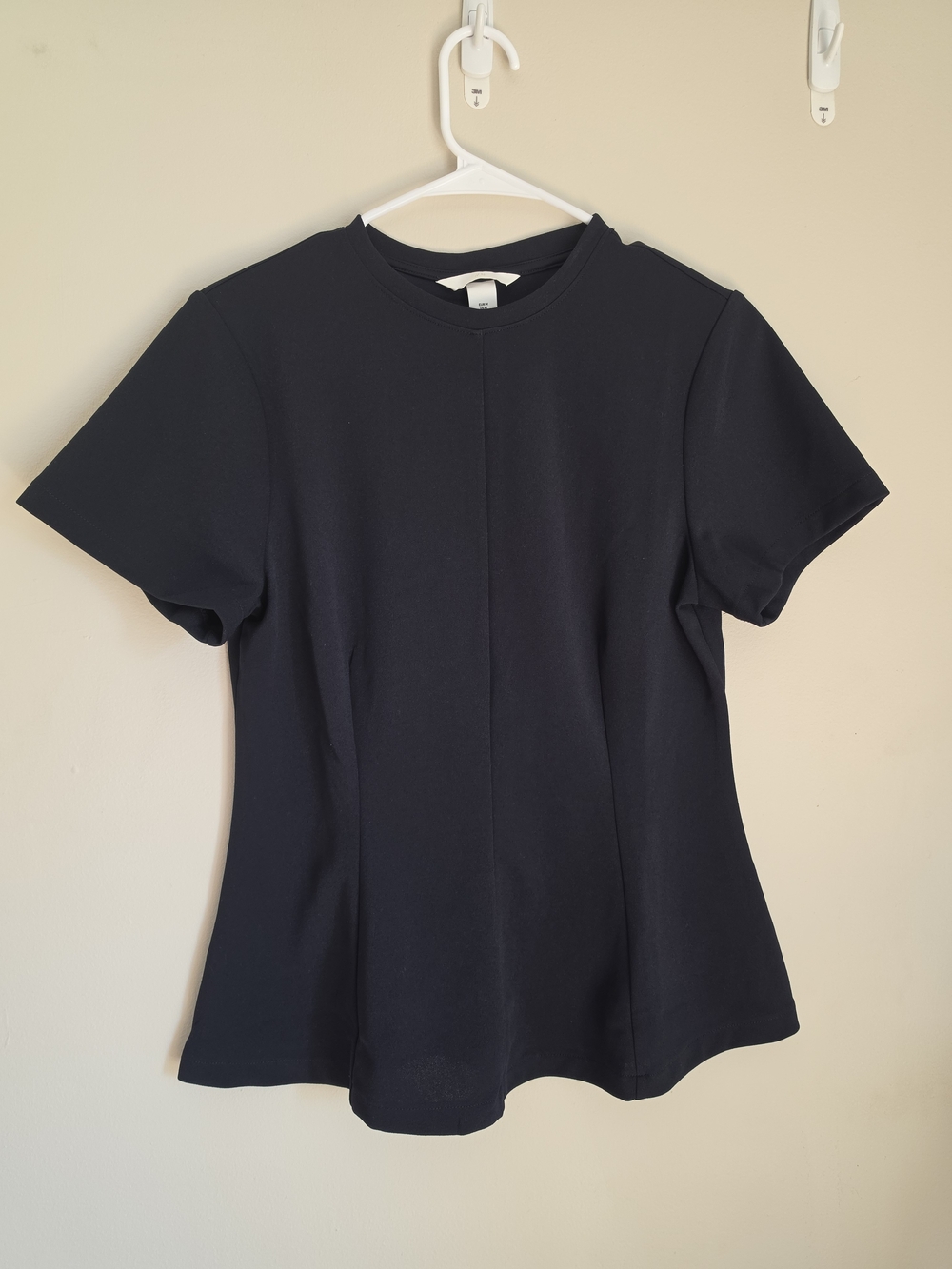 H&M Navy Peplom Shirt